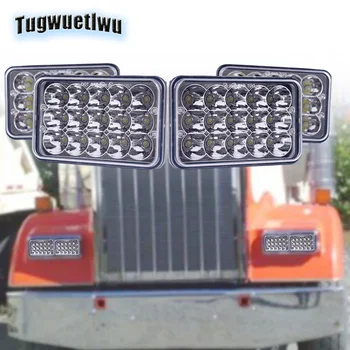 

4pcs 4x6 inch rectangle LED Headlights ford mustang led headlight For Kenworth Ford Mustang Chevrolet Camaro Toyota Cressida