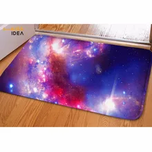 HUGSIDEA Galaxy Star 3D Коврик Противоскользящий коврик для ванной комнаты кухонный коврик для балкона Детская Спальня дверь пол передняя дверь Salle крыльцо ковер