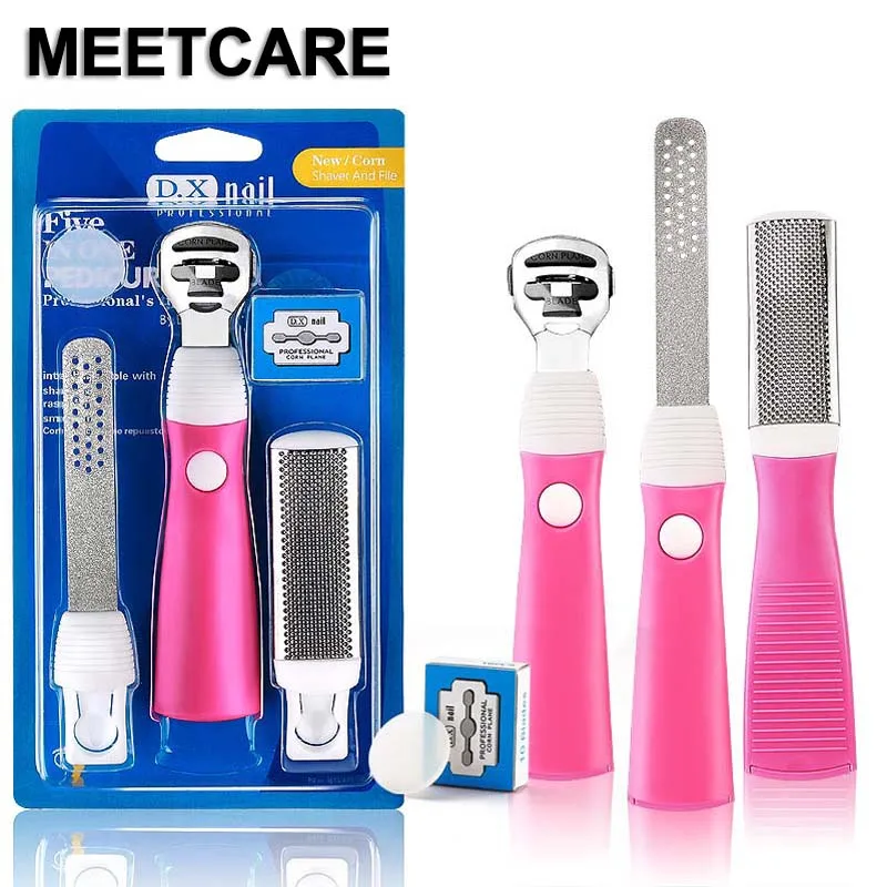 

5 in 1 Foot Planer and Feet Grinder Removable Dead Skin Plantar Washable Scraper Pumice Stainless Steel Pedicure Care Tools
