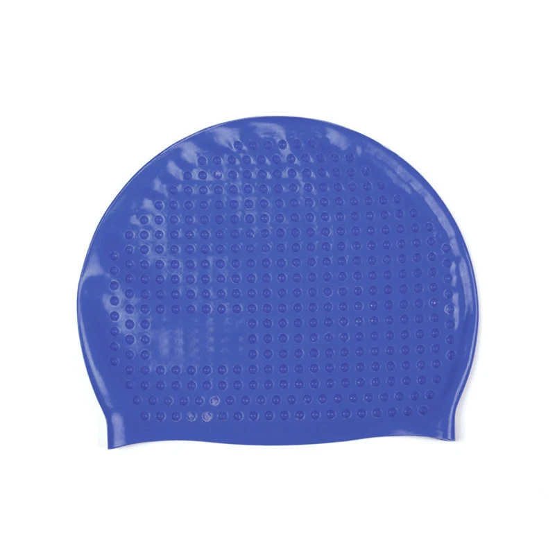 5 Colors Silicone Rubber Swimming Caps Unisex Swimming Caps Adult Men Women Waterproof Swim Caps Hat Swimming Accessories
