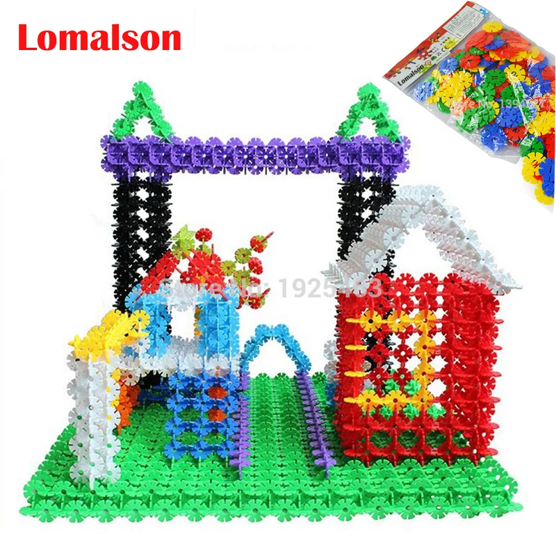 100pcs/set Children Kids Toys Snow Piece Gift Building Construction