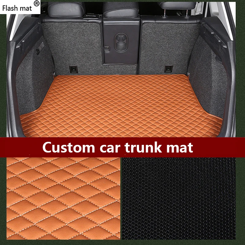 Tapis de coffre de voiture en cuir Pu, couverture complète personnalisée,  imperméable, antidérapant, pour Mercedes Benz GLK 260 - AliExpress