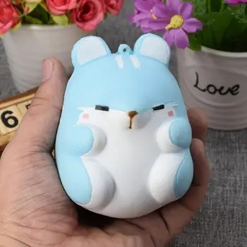 

Squeeze Simulation Hamster Fidget Toy Slow Rising for Anti Stress Puzzle Anxiety for ADHD Adult Home Decoration 4 Styles