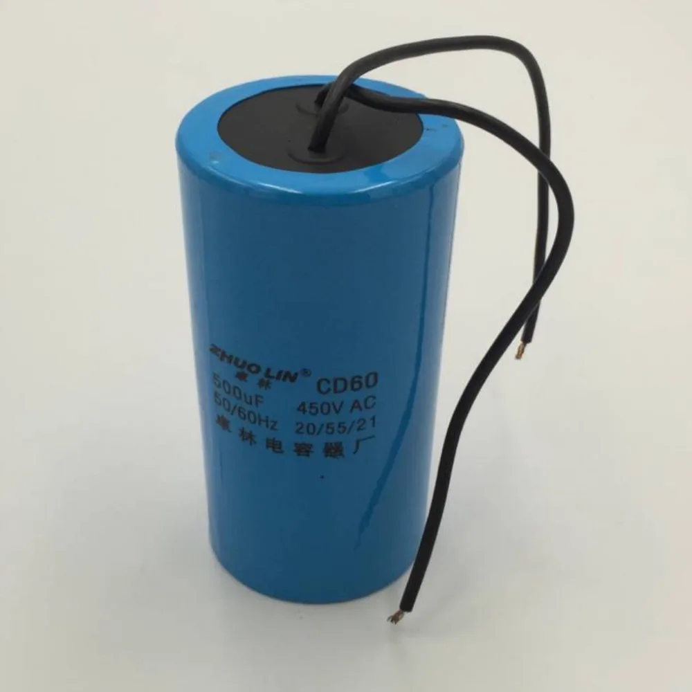 AC Motor Capacitor Start Capacitor CD60 450VAC 500uFin AC Motor from