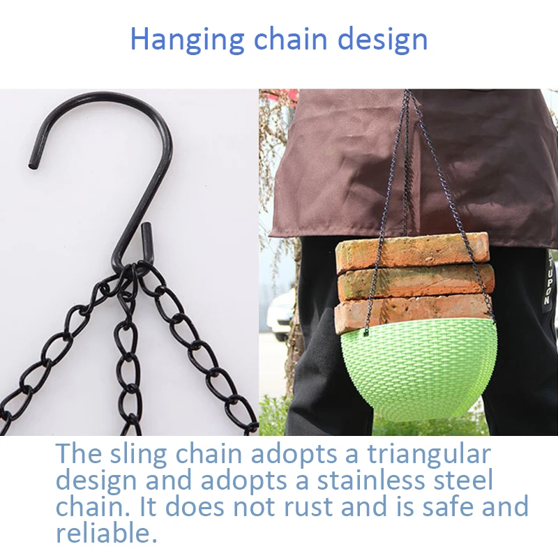 46cm resin Plant Flower Hanging Pot plant hanger flower /pot hanger for wall decoration countyard garden Dropshipping X