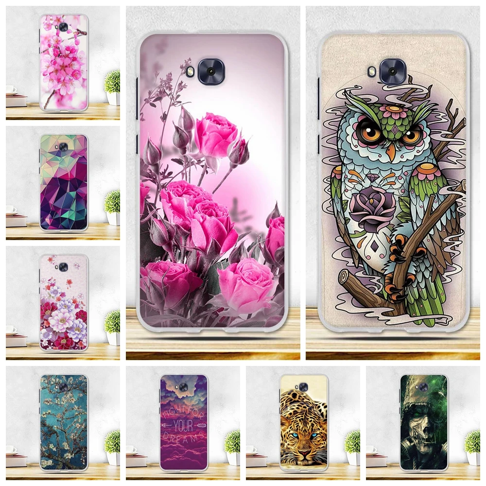 

For Asus Zenfone 4 Selfie ZD553KL Case Cover Soft TPU Silicone Cover Case for Asus Zenfone 4 Selfie zd553kl 5.5" Cover Phone Bag