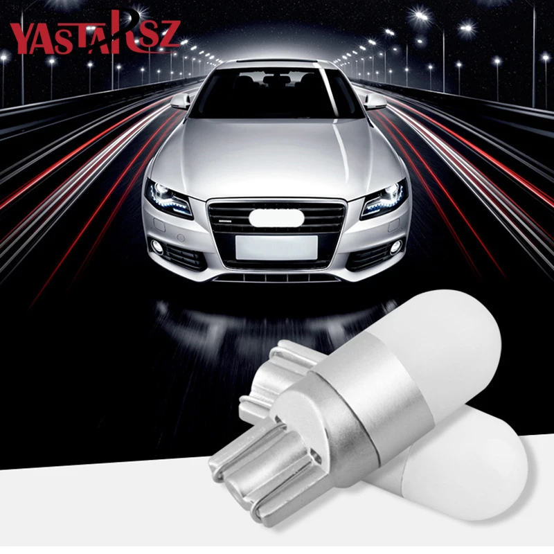 

2x Pure White T10 W5W Led Bulb Car Instrument Light 3030 1SMD Reading Clearance Light License Plate Light Auto Lamp accessories