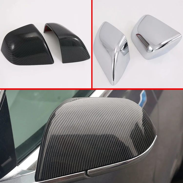 Для Tesla Model 3 2017 2018 2019 ABS боковое зеркало для двери Накладка заднего