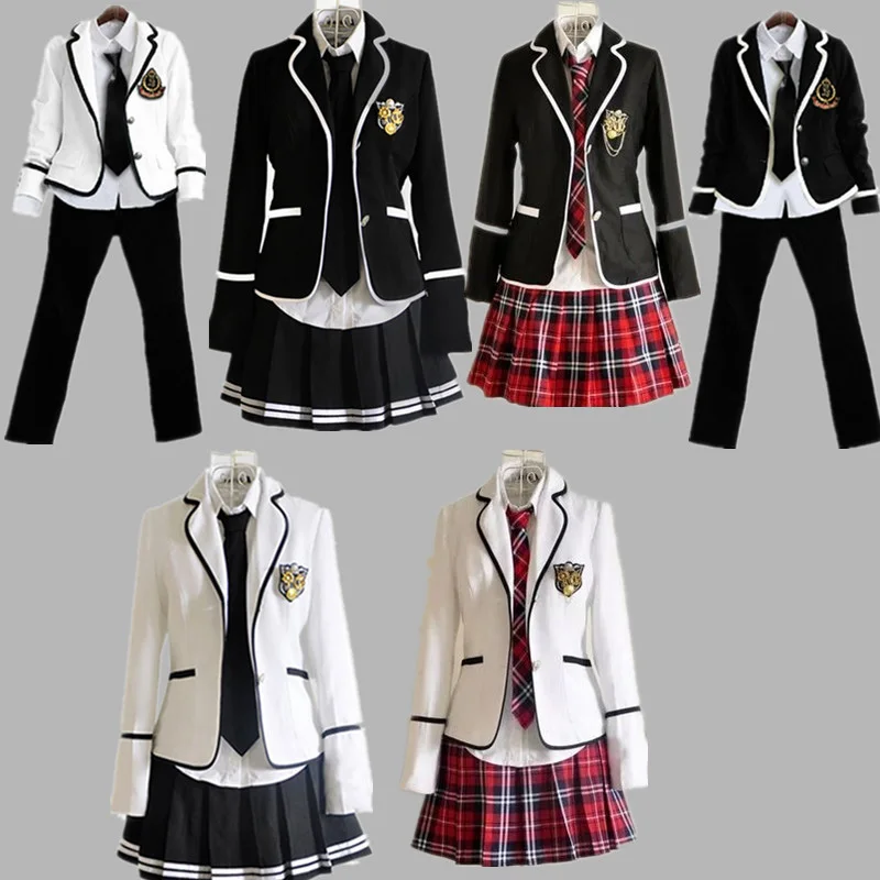 2018 новая школьная Униформа Комплект Колледж ветер школьники Японии JK Англия класса костюм JK форма костюм