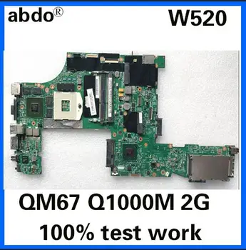 

abdo 48.4KE27.051 for Lenovo Thinkpad W520 notebook motherboard 04W2036 04W2028 PGA989 QM67 Q1000M 2G DDR3 100% test work