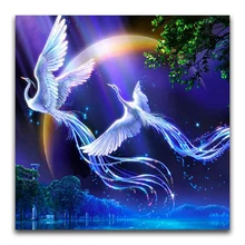 Обычай алмаз живопись Феникс Лебедь вышивка крестиком Снеговик санта-клаус дар home decor diy pintura стразами ponto cruz фильмы