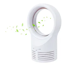 Горячая мода мини Bladeless вентилятор спящий электрический охлаждение супер тихий двухскоростные воздушные вентиляторы для дома студентов заводская цена