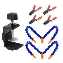 Паяльная станция с 4 шт. гибкий манипулятор держатель паяльника третий помощь ручной инструмент для сварки печатной платы Ремонт сварочный инструмент