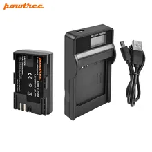 Аккумулятор Powtree для камеры Canon 7,2 V 2800mAh LPE6 LP E6 LP-E6+ ЖК-Зарядное устройство Замена EOS 5D Mark II 5DS 6D 60D 7D 70D 80D