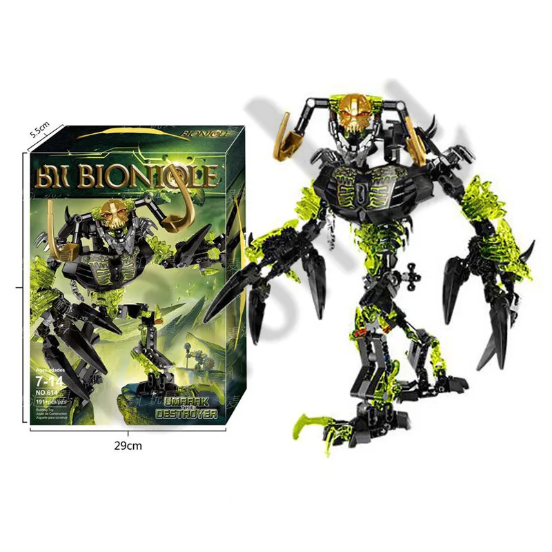 

2019 NEW Biochemical Warrior Bionicle Umarak the Destroyer Building Block Model Toys Compatible with legoings Bionicle 71316