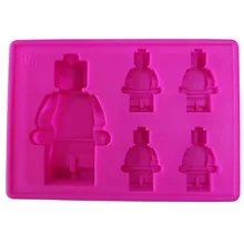 Силиконовый для торта для мастики формы для мороженого приспособления для выпечки формы 4+ 1 Роботы в форме 16*11,5 см Производители Мороженого