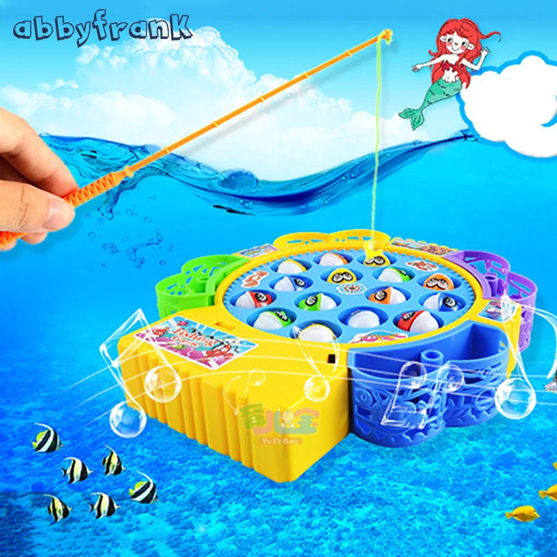 Abbyfrank Electronic Fishing Toy Fish Toy With Music