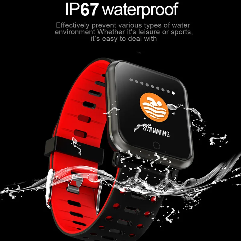 Smart Watch Men Women Blood Pressure Waterproof Music Control Smartwatch Fitness Tracker Watches Wearable Device For Android IOS