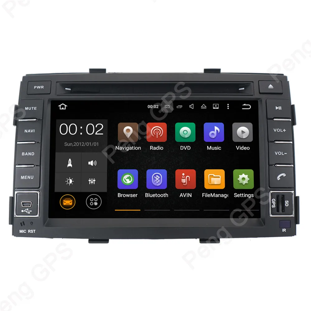 Flash Deal 4G+32G Octa Core 2 Din Stereo Android 8.0 Car Radio for Kia Sorento 2010-2012  GPS Navigation CD DVD Player Bluetooth headunit 3