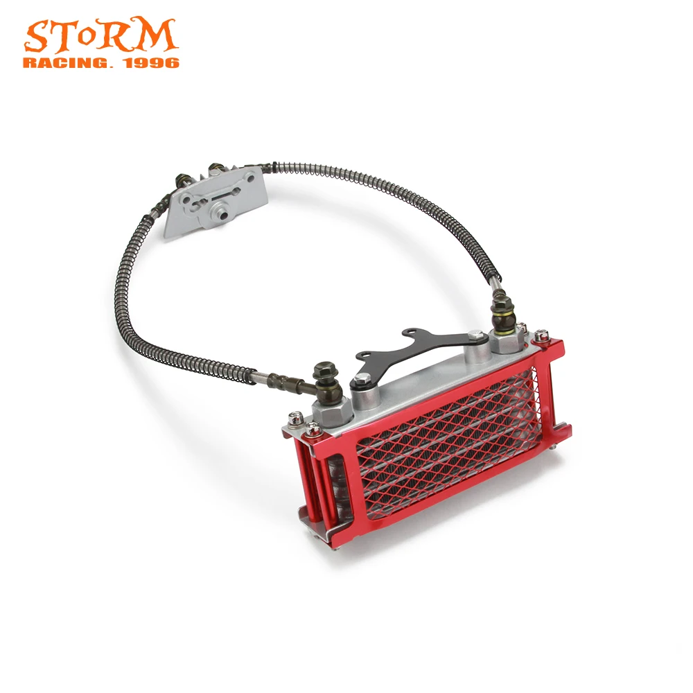 Radiador enfriador de aceite de motor de motocicleta para loncina Zongshen Lifan Shineray Yinxiang Kayo Bosuer Xmoto 50CC 70CC 90CC 110CC