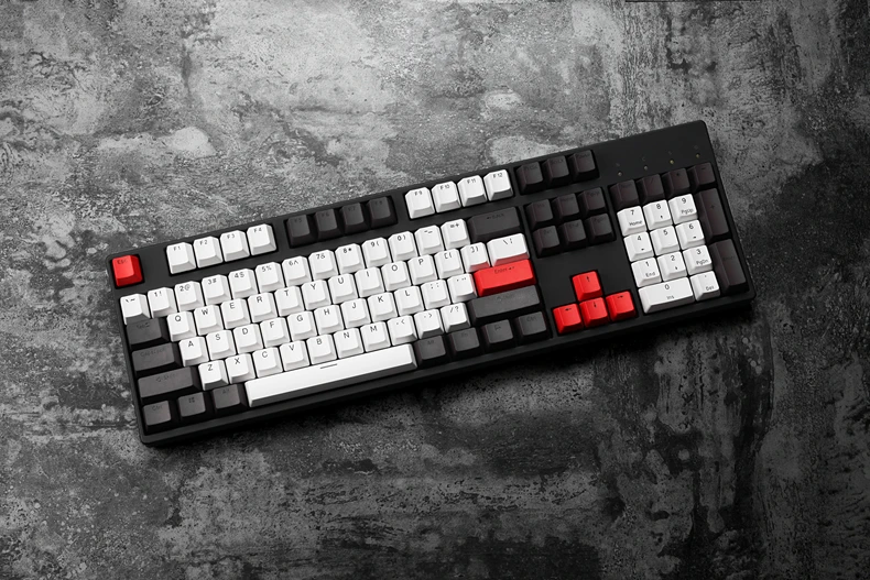 Петля pbt doubleshot колпачки oem для механической клавиатуры Серый Белый Красный gh60