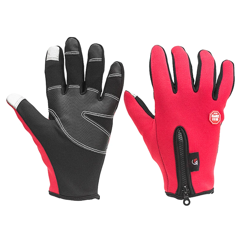 Зимние велосипедные перчатки, тепловые ветрозащитные велосипедные перчатки для мужчин и женщин, велосипедные, мотоциклетные, лыжные, тактические Спортивные перчатки с сенсорным экраном