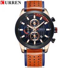CURREN Brand Wristwatches Fashion New Arrival Calendar Casual Men Watches High Quality Leather Strap Chronograph Quartz watch CURREN Brand Wristwatches Fashion New Arrival Calendar Casual Men Watches High Quality Leather Strap Chronograph Quartz watch