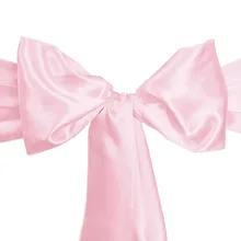 100 шт розовый элегантный птичий стул пояса галстук-бабочка на спине настольная дорожка для свадебной вечеринки Банкетный Декор