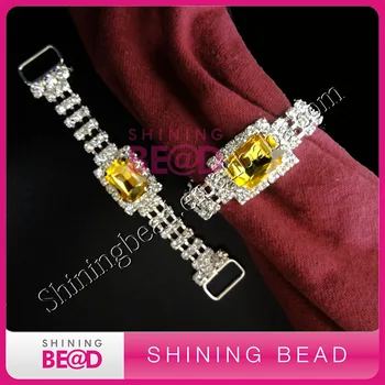 

sparkling clear rhinestone napkin ring for table decor,free shipping