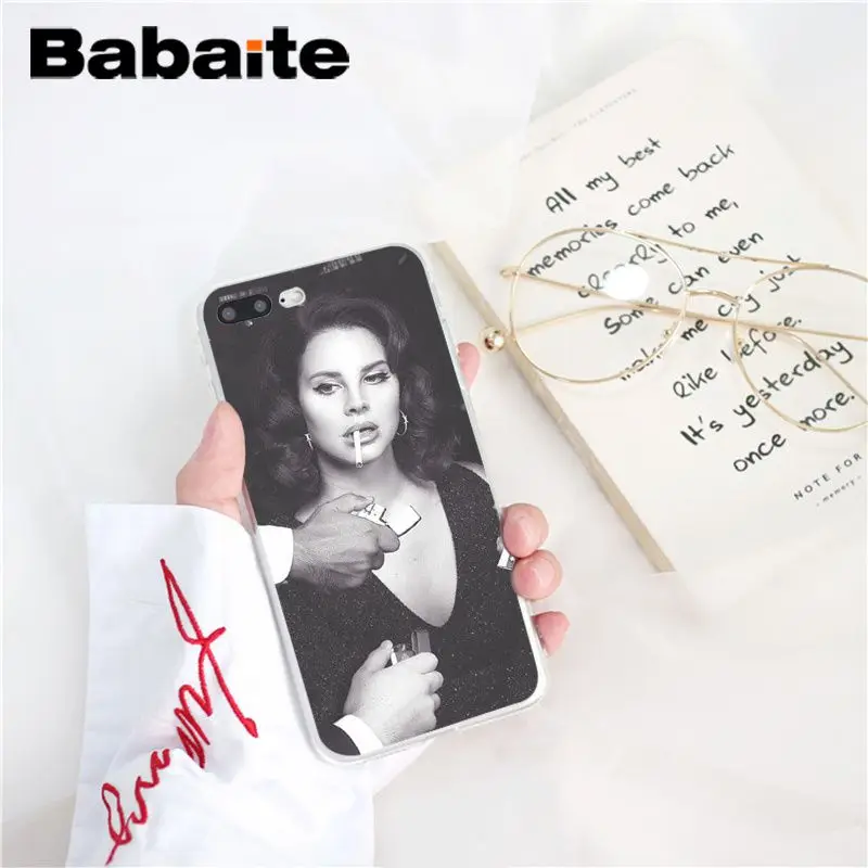 Babaite Lana Del Rey TPU Мягкий силиконовый чехол для телефона iPhone X XS MAX 6 6S 7 7plus 8 8Plus 5 5S XR 10 Чехол - Цвет: A3