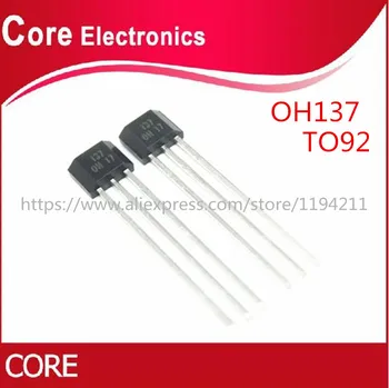

100 pcs OH137 TO-92S Hall Effect Sensor Switch Circuit for Highly Sensitive Instruments Hall Sensor