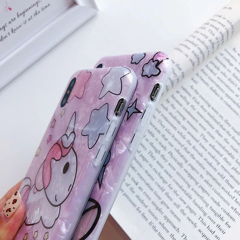 Candy Color Unicorn Phone Case For IPhone -Unicorn Fashion HTB1dKP9ayHrK1Rjy0Flq6AsaFXaV