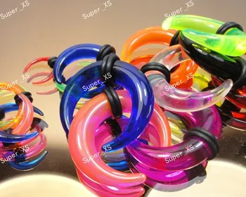 

Whole 25pcs Bulk Jewelry Lots OX Horn Ear Expander Stretcher Plug Body Piercing LB460 Free Shipping