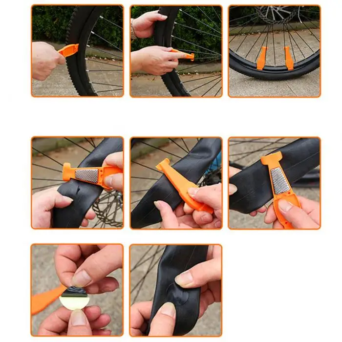 Fish Shaped Bike Tyre Levers Bicycle Tire Repair Tools Kit Bike Repairing Tool Parts&T8