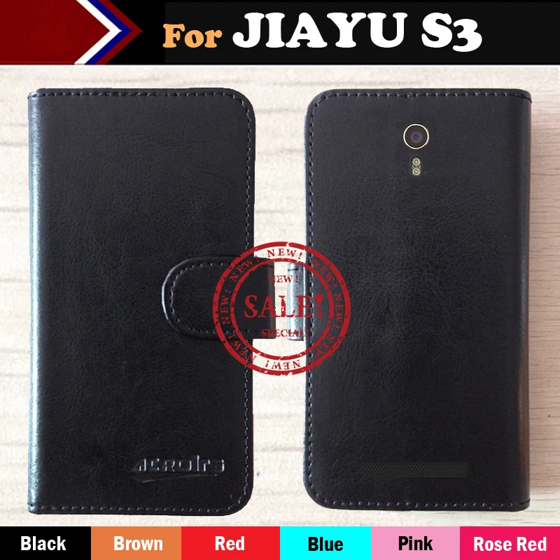 

Hot! 6 Colors JIAYU S3 S3 PLUS Phone Case Leather Protective Cover Phone Case For JIAYU S3 s3+SmartPhone Card Holder Wallet