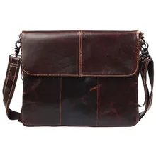 New Arrive Brand Genuine Leather Bag Retro Men’s Messenger Shoulder Bags Business Briefcase Crossbody Bag Men’s Travel Handbag