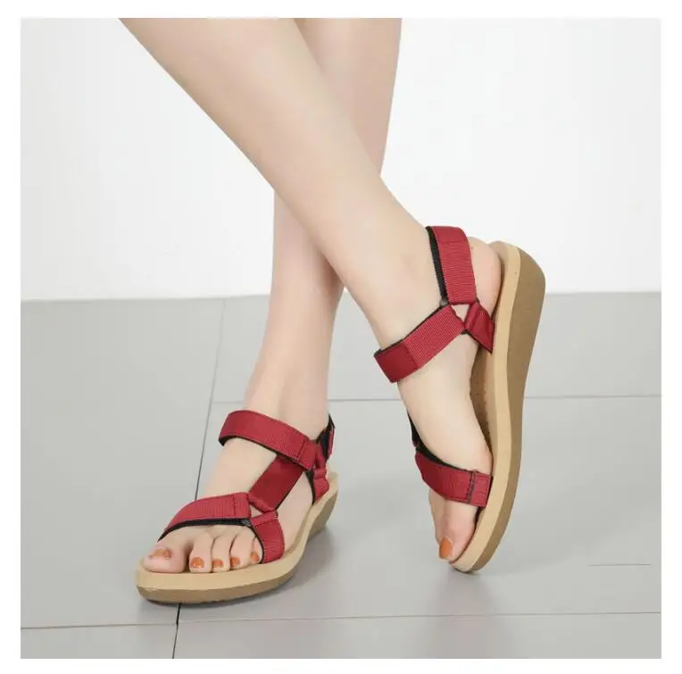 ladies casual sandals wedges