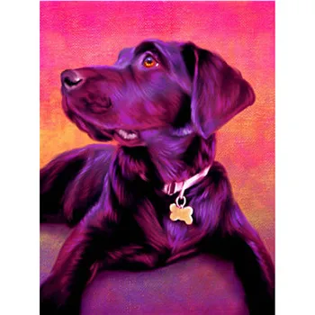 

YIKEE diamond painting dog 5d diy Full Square Diamond Embroidery Rhinestone Mosaic Painting Home Decor y116