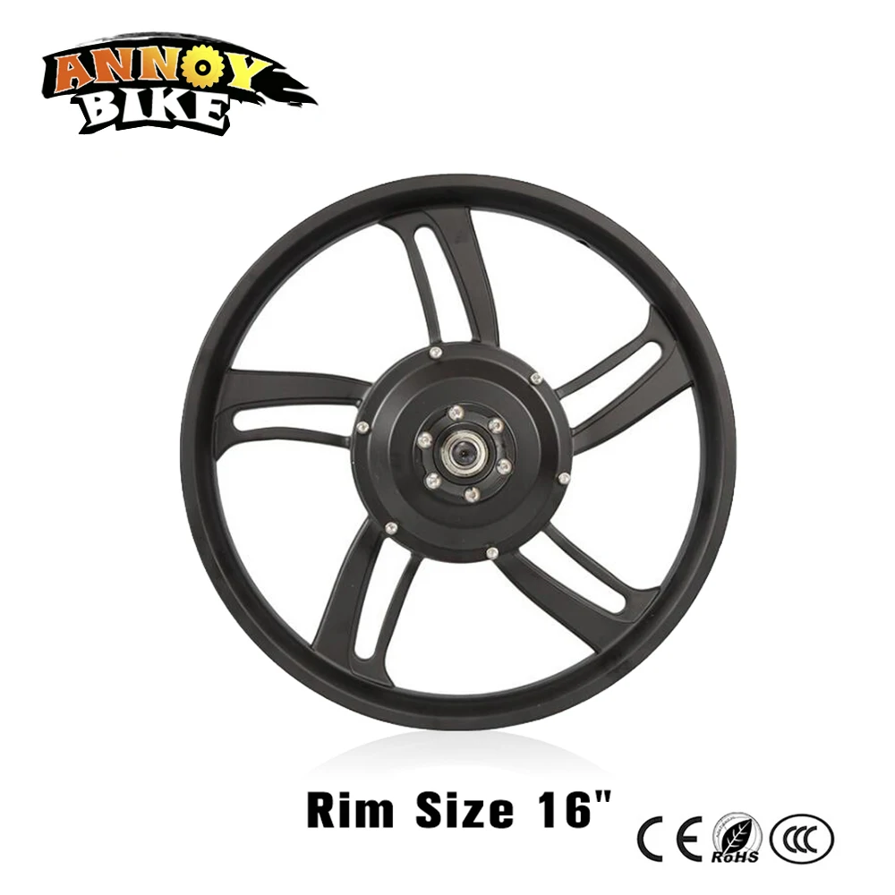 16 &quotодно колесо магния Alloy16&quot комплект электрического велосипеда колеса Горный