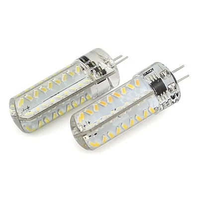 

G4 Corn Bulb 72leds SMD 3014 LED Crystal Lamp Light 220V 230V 240V AC Silicone Body LED Bulb Chandelier for home 5 Pcs/Lot