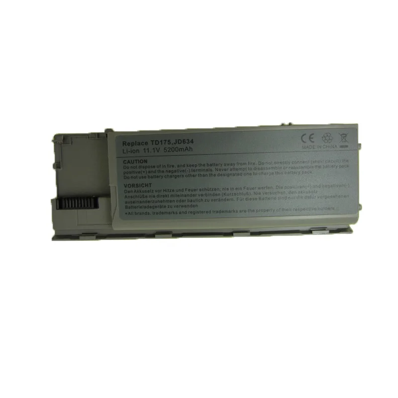 HSW 5200 мАч Аккумулятор для dell Latitude D620 D630 ATG UMA D630c точность M2300 TG226 UD088|battery for dell|laptop