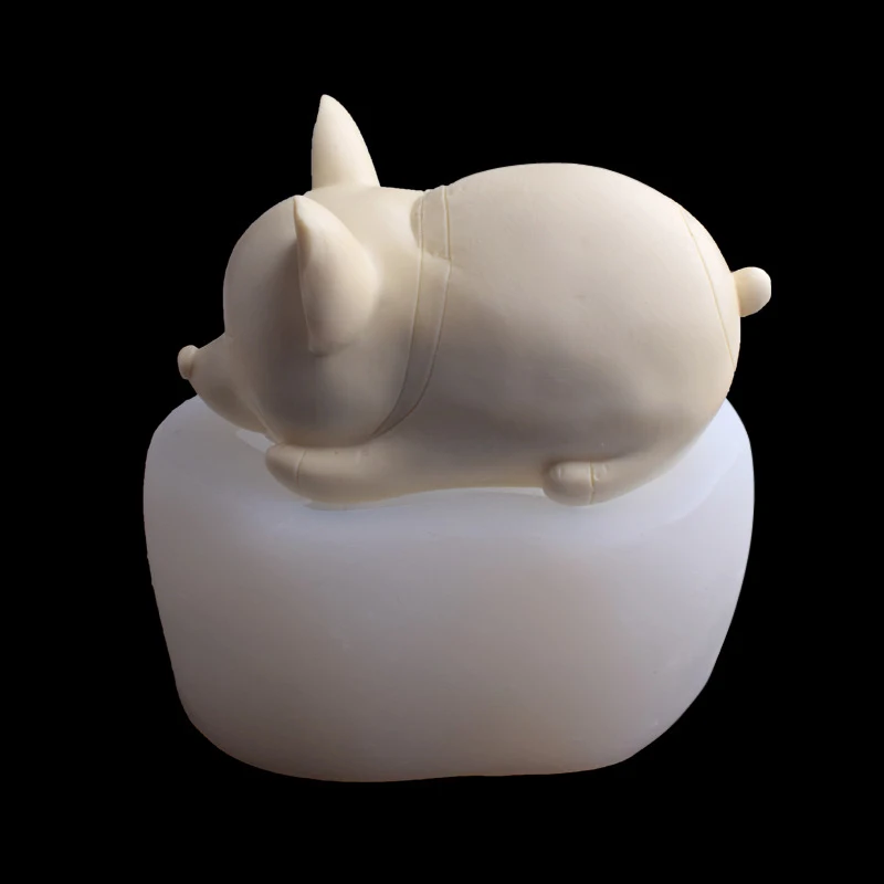 Dog cake decorating silicone mold10