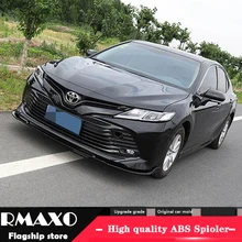 Для Camry ABS защита выхлопного отверстия заднего бампера для- Toyota Camry набор бампер задняя Передняя Лопата задний спойлер