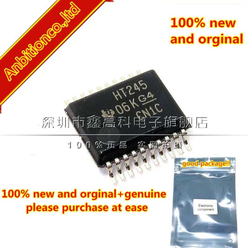 

10 шт. 100% Новый оригинальный SN74HCT245DBR HT245 SSOP20 SSOP в наличии