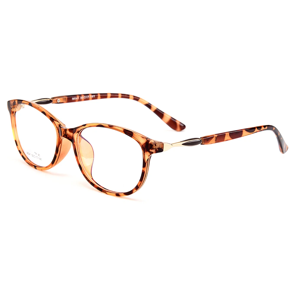 Gmei оптический тренд ультралегкий TR90 Овальный полный обод женские оптические очки оправы для женщин Близорукость Пресбиопия очки M041 - Цвет оправы: C10