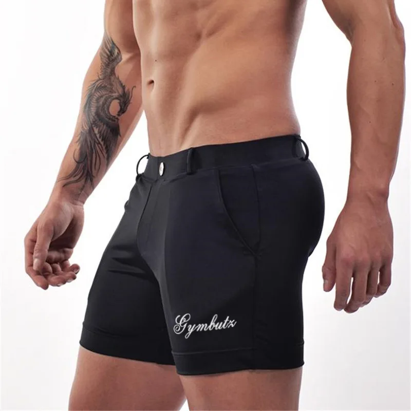 

2019 New Gyms Fitness Bodybuilding Men Shorts Bermuda Summer Male Sweatpants Workout Jogger Breathable Quick Dry Beach Shorts