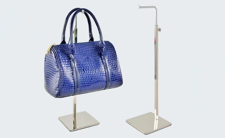 

Fashion Counter Adjustable Chrome Handbag ,Purse,Necklace Display Stand Hanger