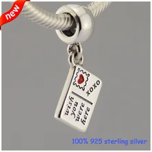 Открытка серебряные подвески с красной эмалью осенний стиль серебряные бусины 925 пробы DIY ювелирные изделия оптом 09239