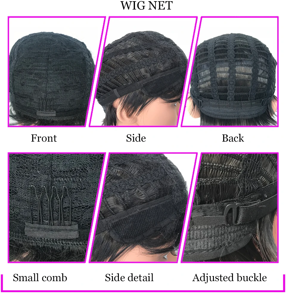 Yiyaobess 8 дюймов короткий кудрявый парик женский АФРО Синтетические натуральные волосы афро-американские парики для черных женщин