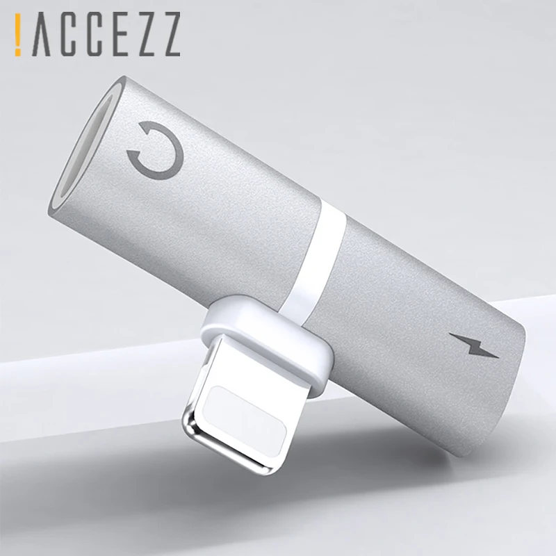 ACCEZZ 2 в 1 аудио разъем адаптера для наушников разветвитель для iphone 7/8Plus X MAX XR зарядка прослушивание звонков купить два получить один